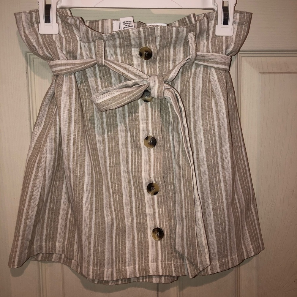 Brand new paper bag skirt